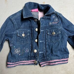 4/5 denim Barbie brand jacket